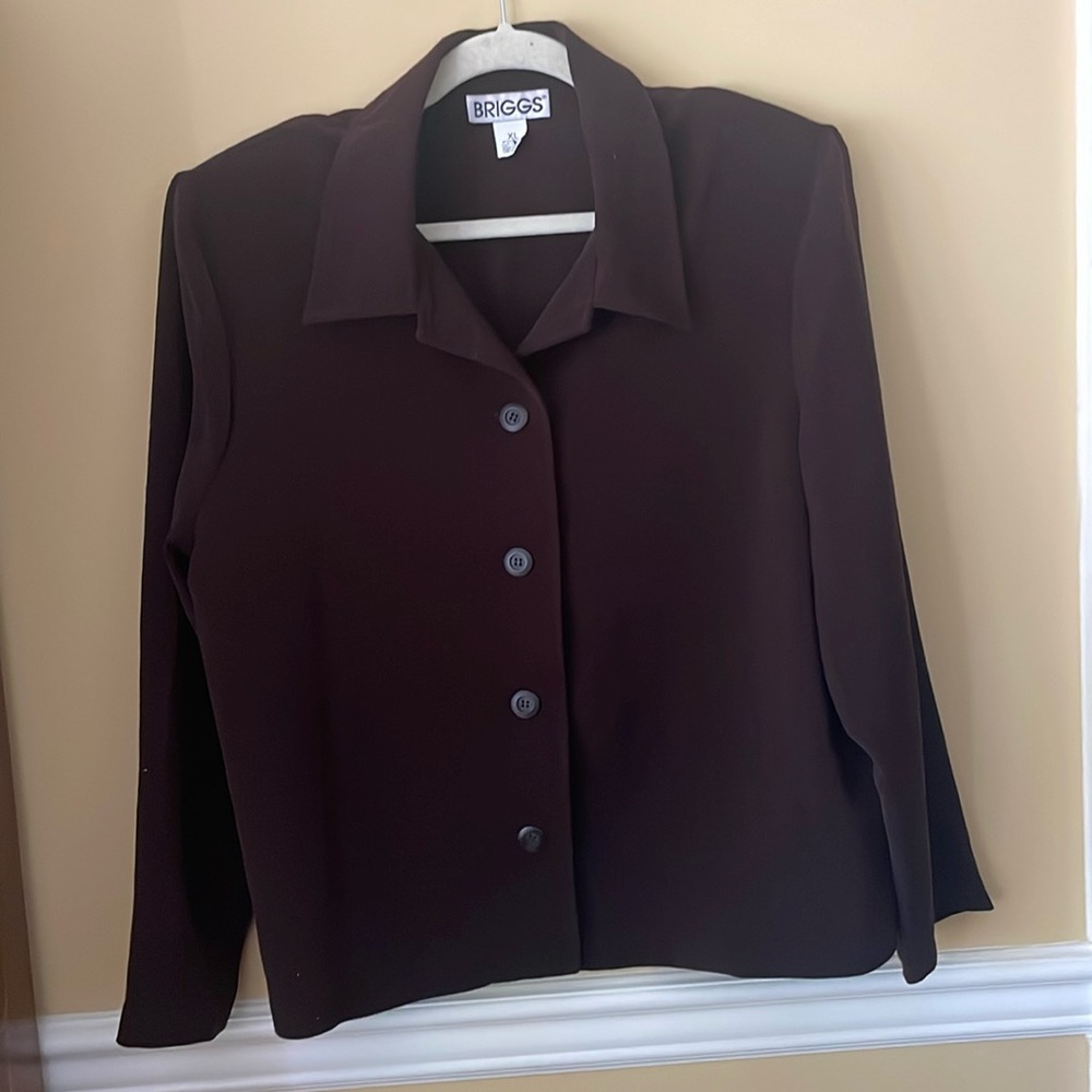 Briggs button up blazer